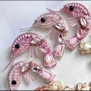 Shrimp Brooch